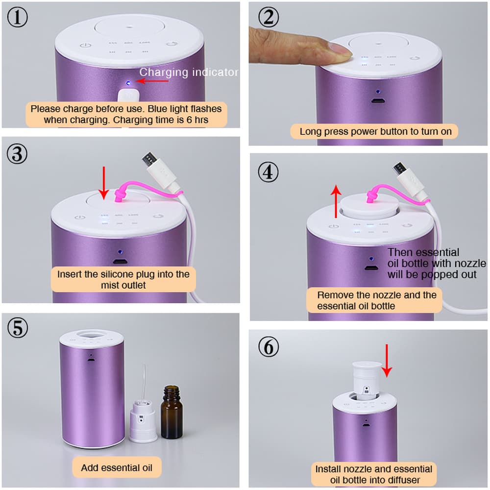 rechargeable car diffuser